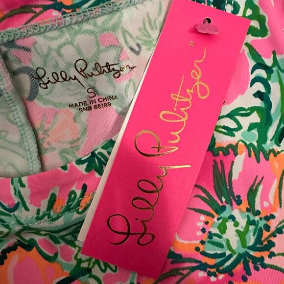 LILLY PULITZER Solia ChillyLilly Mini Dress Soleil Pink Floral Shift NWT - Picture 8 of 14